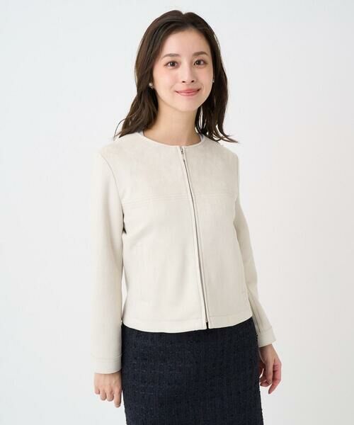 Maison de CINQ / メゾン ドゥ サンク その他アウター | 【小さいサイズ】フェイクスウェードショートブルゾン/洗える | 詳細7