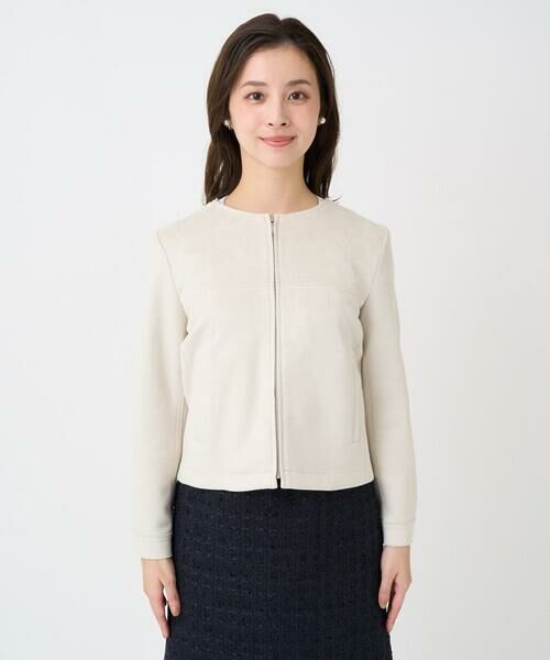 Maison de CINQ / メゾン ドゥ サンク その他アウター | 【小さいサイズ】フェイクスウェードショートブルゾン/洗える | 詳細8