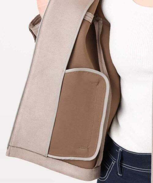 Maison de CINQ / メゾン ドゥ サンク その他アウター | 【小さいサイズ】フェイクスウェードショートブルゾン/洗える | 詳細16