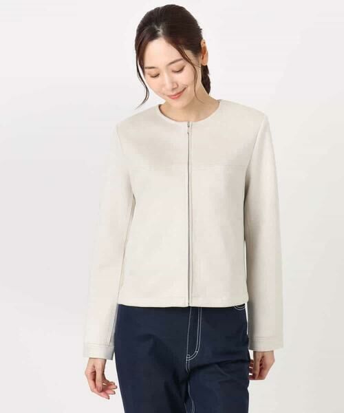 Maison de CINQ / メゾン ドゥ サンク その他アウター | 【小さいサイズ】フェイクスウェードショートブルゾン/洗える | 詳細17