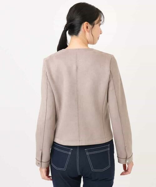 Maison de CINQ / メゾン ドゥ サンク その他アウター | 【小さいサイズ】フェイクスウェードショートブルゾン/洗える | 詳細9