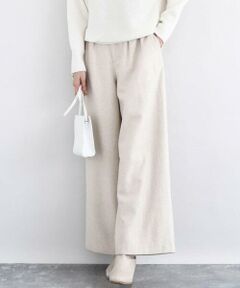 Maison de CINQ / メゾン ドゥ サンク チノ・ワークパンツ | カラーツイードワイドパンツ/洗える