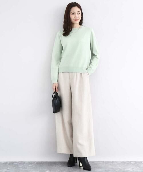 Maison de CINQ / メゾン ドゥ サンク チノ・ワークパンツ | カラーツイードワイドパンツ/洗える | 詳細26