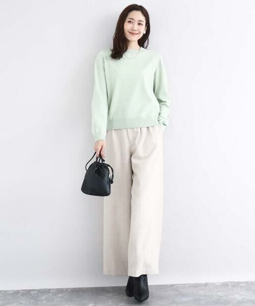 Maison de CINQ / メゾン ドゥ サンク チノ・ワークパンツ | カラーツイードワイドパンツ/洗える | 詳細27