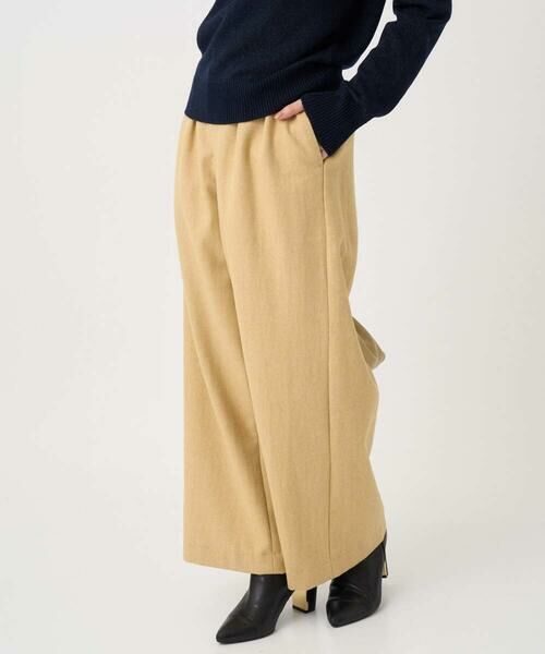 Maison de CINQ / メゾン ドゥ サンク チノ・ワークパンツ | 【小さいサイズ】カラーツイードワイドパンツ/洗える | 詳細2