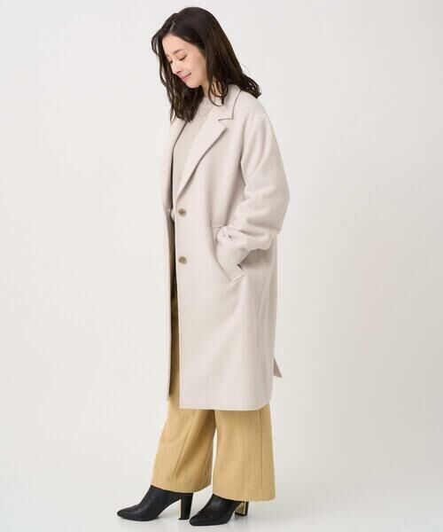 Maison de CINQ / メゾン ドゥ サンク チノ・ワークパンツ | 【小さいサイズ】カラーツイードワイドパンツ/洗える | 詳細24