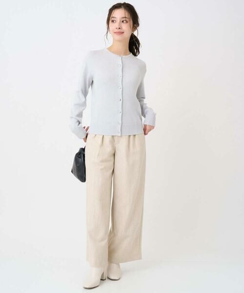 Maison de CINQ / メゾン ドゥ サンク チノ・ワークパンツ | 【小さいサイズ】カラーツイードワイドパンツ/洗える | 詳細26