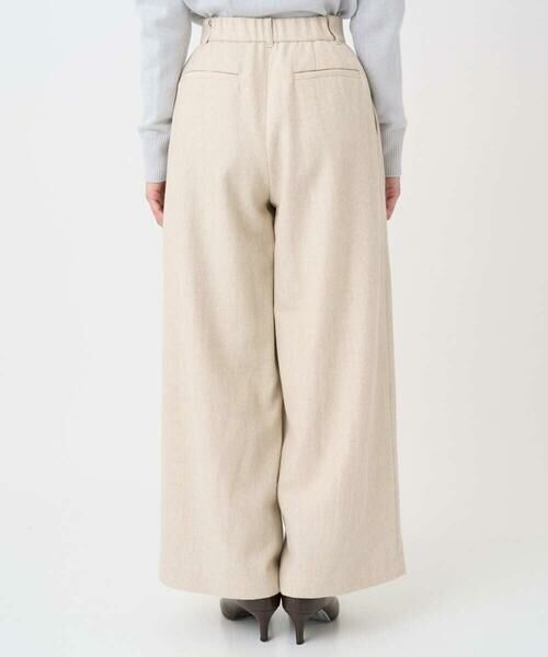 Maison de CINQ / メゾン ドゥ サンク チノ・ワークパンツ | 【小さいサイズ】カラーツイードワイドパンツ/洗える | 詳細8