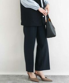 Maison de CINQ / メゾン ドゥ サンク チノ・ワークパンツ | 【小さいサイズ】ダブルクロス セミワイドパンツ/セットアップ対応/洗える