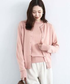 Maison de CINQ / メゾン ドゥ サンク カーディガン・ボレロ | キラキラ ラメニットカーディガン/洗える