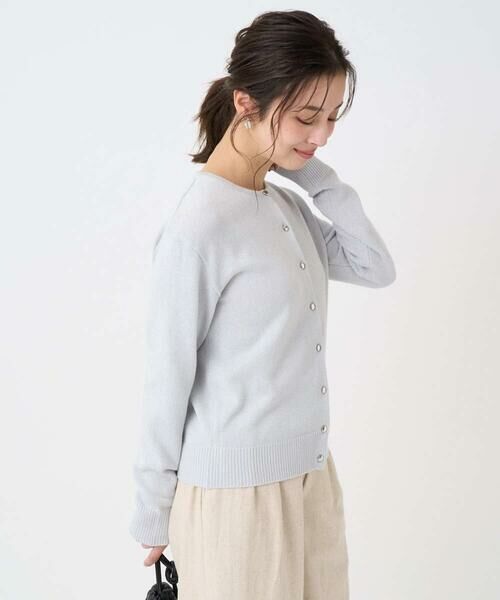 Maison de CINQ / メゾン ドゥ サンク カーディガン・ボレロ | 【小さいサイズ】キラキラ ラメニットカーディガン/洗える | 詳細14