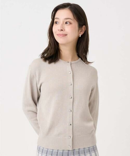 Maison de CINQ / メゾン ドゥ サンク カーディガン・ボレロ | 【小さいサイズ】キラキラ ラメニットカーディガン/洗える | 詳細7