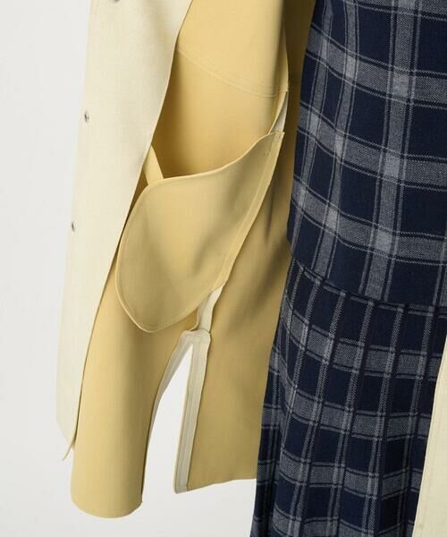 Maison de CINQ / メゾン ドゥ サンク ノーカラージャケット | 【小さいサイズ】フェイクスウェードノーカラーコート/洗える | 詳細12