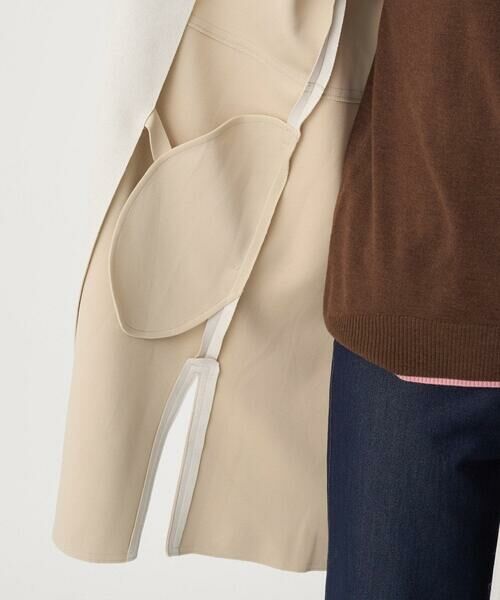 Maison de CINQ / メゾン ドゥ サンク ノーカラージャケット | 【小さいサイズ】フェイクスウェードノーカラーコート/洗える | 詳細14