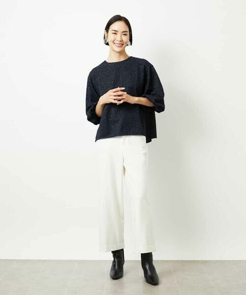 Maison de CINQ / メゾン ドゥ サンク シャツ・ブラウス | [小さいサイズ]ツィードライクプルオーバー | 詳細14