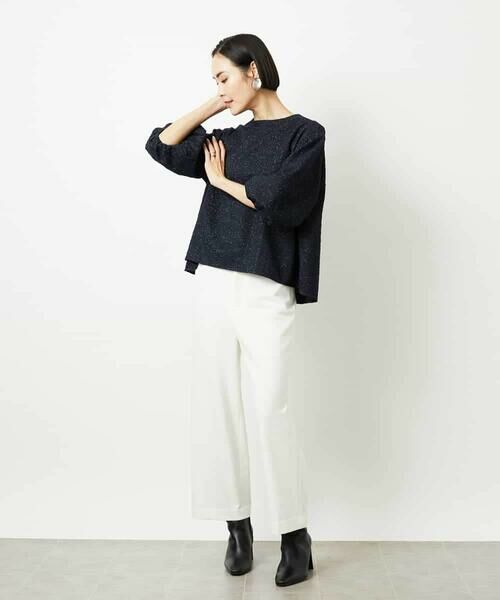 Maison de CINQ / メゾン ドゥ サンク シャツ・ブラウス | [小さいサイズ]ツィードライクプルオーバー | 詳細15