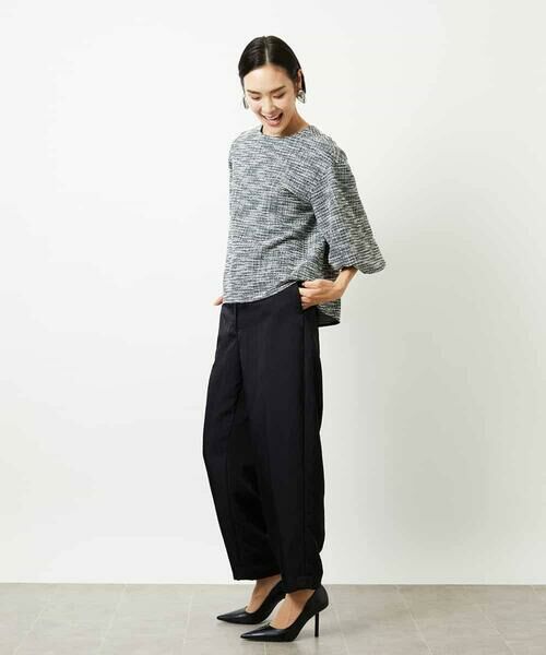 Maison de CINQ / メゾン ドゥ サンク シャツ・ブラウス | [小さいサイズ]ツィードライクプルオーバー | 詳細18