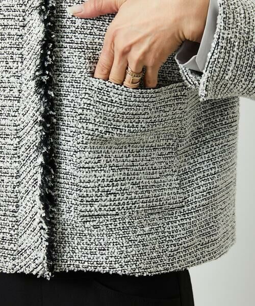 Maison de CINQ / メゾン ドゥ サンク セットアップ | [小さいサイズ]ファンシーツイードショートジャケット | 詳細11