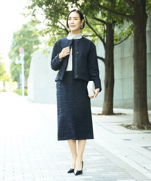 Maison de CINQ / メゾン ドゥ サンク セットアップ | [小さいサイズ]ファンシーツイードショートジャケット | 詳細14