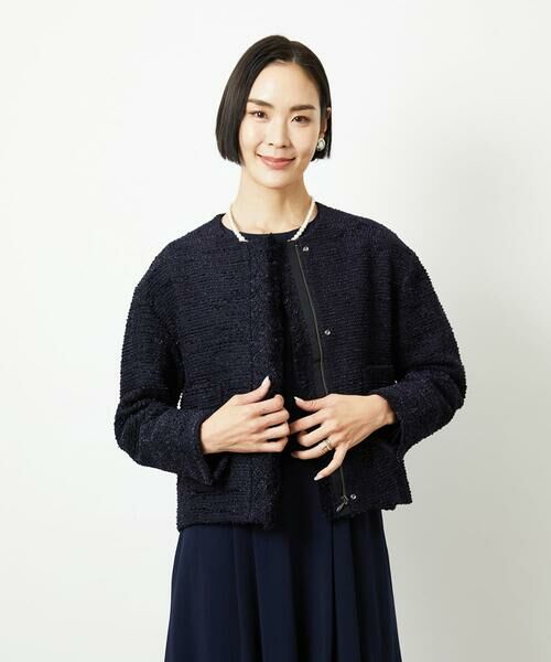 Maison de CINQ / メゾン ドゥ サンク セットアップ | [小さいサイズ]ファンシーツイードショートジャケット | 詳細28