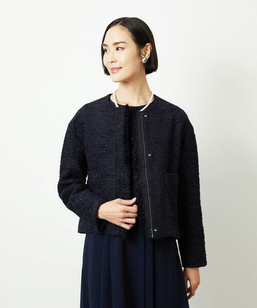 Maison de CINQ / メゾン ドゥ サンク セットアップ | [小さいサイズ]ファンシーツイードショートジャケット | 詳細29
