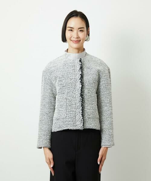 Maison de CINQ / メゾン ドゥ サンク セットアップ | [小さいサイズ]ファンシーツイードショートジャケット | 詳細5