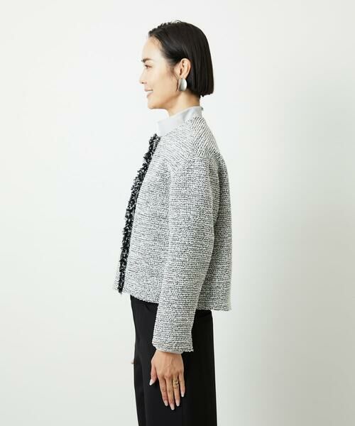 Maison de CINQ / メゾン ドゥ サンク セットアップ | [小さいサイズ]ファンシーツイードショートジャケット | 詳細6