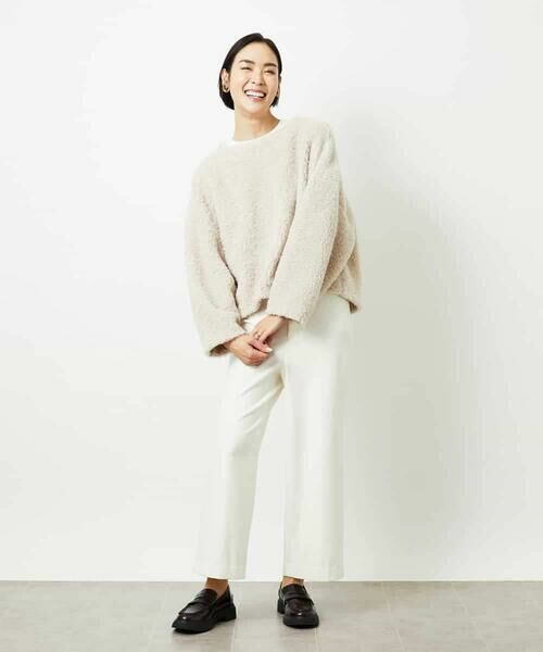 Maison de CINQ / メゾン ドゥ サンク その他パンツ | [小さいサイズ]［定番人気］ストレッチ裏起毛ワイドパンツ | 詳細22