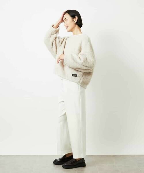 Maison de CINQ / メゾン ドゥ サンク その他パンツ | [小さいサイズ]［定番人気］ストレッチ裏起毛ワイドパンツ | 詳細24