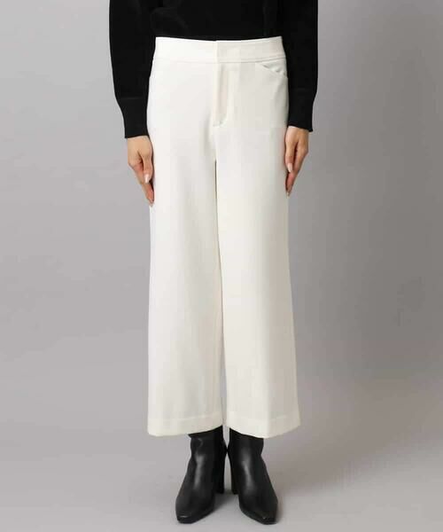 Maison de CINQ / メゾン ドゥ サンク その他パンツ | [小さいサイズ]［定番人気］ストレッチ裏起毛ワイドパンツ | 詳細3
