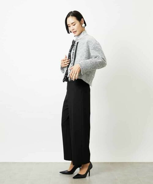 Maison de CINQ / メゾン ドゥ サンク その他パンツ | [小さいサイズ]［定番人気］ストレッチ裏起毛ワイドパンツ | 詳細30