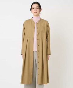 Maison de CINQ / メゾン ドゥ サンク ロング・マキシ丈ワンピース | ウール混デニム前開きワンピース