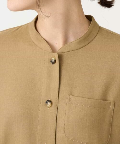 Maison de CINQ / メゾン ドゥ サンク ロング・マキシ丈ワンピース | ウール混デニム前開きワンピース | 詳細12