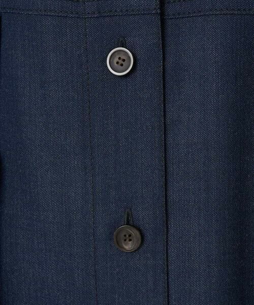 Maison de CINQ / メゾン ドゥ サンク ロング・マキシ丈ワンピース | ウール混デニム前開きワンピース | 詳細17