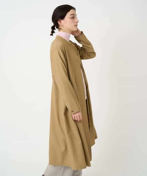 Maison de CINQ / メゾン ドゥ サンク ロング・マキシ丈ワンピース | ウール混デニム前開きワンピース | 詳細6