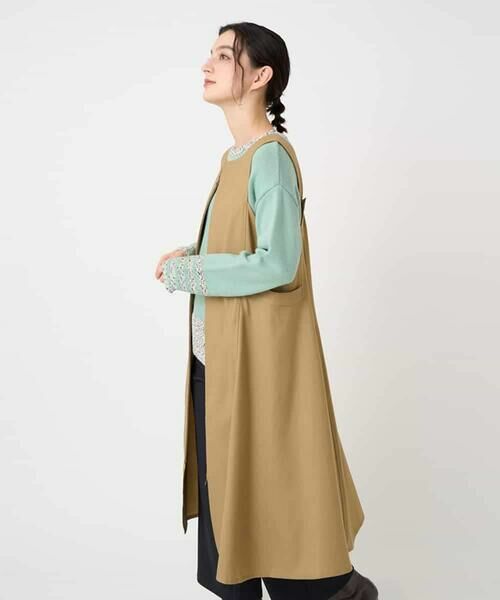 Maison de CINQ / メゾン ドゥ サンク ロング・マキシ丈スカート | ウール混デニム前後2WAYジャンパースカート | 詳細1