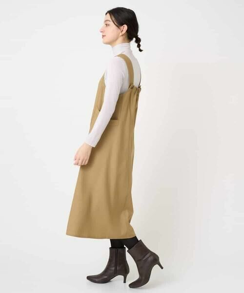 Maison de CINQ / メゾン ドゥ サンク ロング・マキシ丈スカート | ウール混デニム前後2WAYジャンパースカート | 詳細12