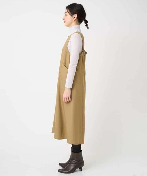 Maison de CINQ / メゾン ドゥ サンク ロング・マキシ丈スカート | ウール混デニム前後2WAYジャンパースカート | 詳細3