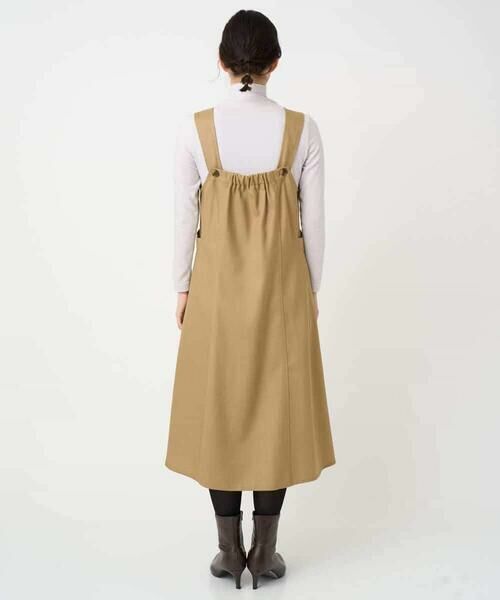 Maison de CINQ / メゾン ドゥ サンク ロング・マキシ丈スカート | ウール混デニム前後2WAYジャンパースカート | 詳細4