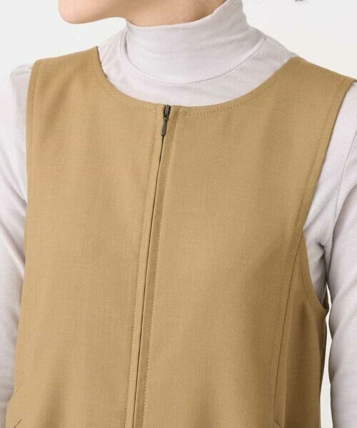 Maison de CINQ / メゾン ドゥ サンク ロング・マキシ丈スカート | ウール混デニム前後2WAYジャンパースカート | 詳細5