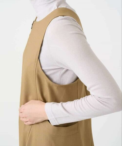 Maison de CINQ / メゾン ドゥ サンク ロング・マキシ丈スカート | ウール混デニム前後2WAYジャンパースカート | 詳細6