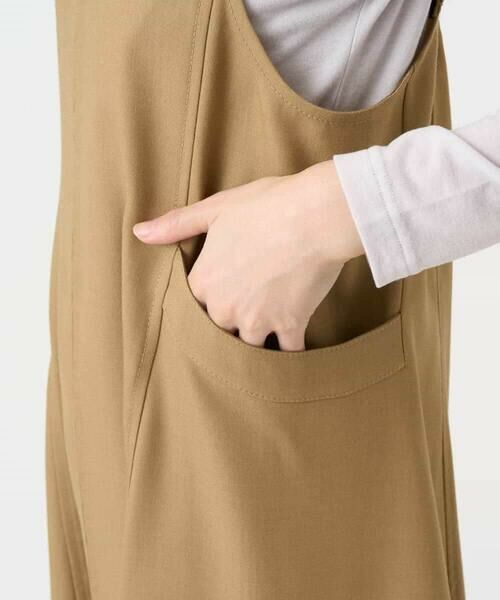 Maison de CINQ / メゾン ドゥ サンク ロング・マキシ丈スカート | ウール混デニム前後2WAYジャンパースカート | 詳細7