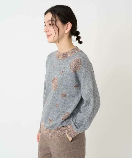 Maison de CINQ / メゾン ドゥ サンク ニット・セーター | ドットインターシャニット | 詳細1