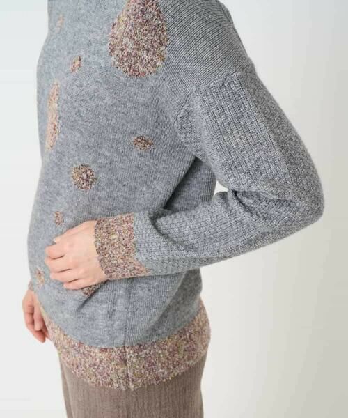 Maison de CINQ / メゾン ドゥ サンク ニット・セーター | ドットインターシャニット | 詳細7