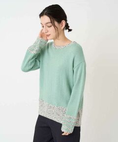 Maison de CINQ / メゾン ドゥ サンク ニット・セーター | カスリパネルボーダーニット