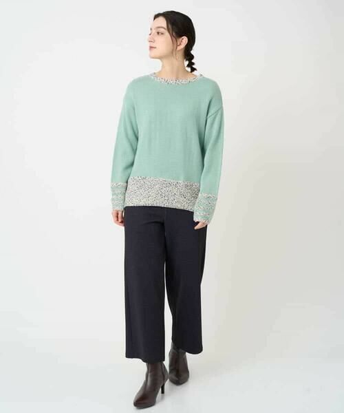 Maison de CINQ / メゾン ドゥ サンク ニット・セーター | カスリパネルボーダーニット | 詳細10