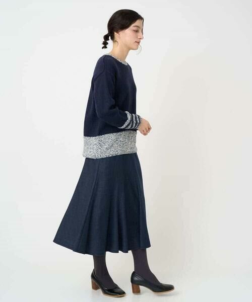 Maison de CINQ / メゾン ドゥ サンク ニット・セーター | カスリパネルボーダーニット | 詳細19