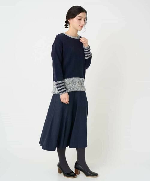 Maison de CINQ / メゾン ドゥ サンク ニット・セーター | カスリパネルボーダーニット | 詳細20