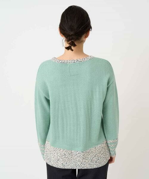 Maison de CINQ / メゾン ドゥ サンク ニット・セーター | カスリパネルボーダーニット | 詳細4