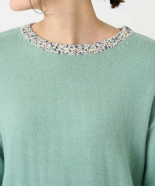 Maison de CINQ / メゾン ドゥ サンク ニット・セーター | カスリパネルボーダーニット | 詳細5
